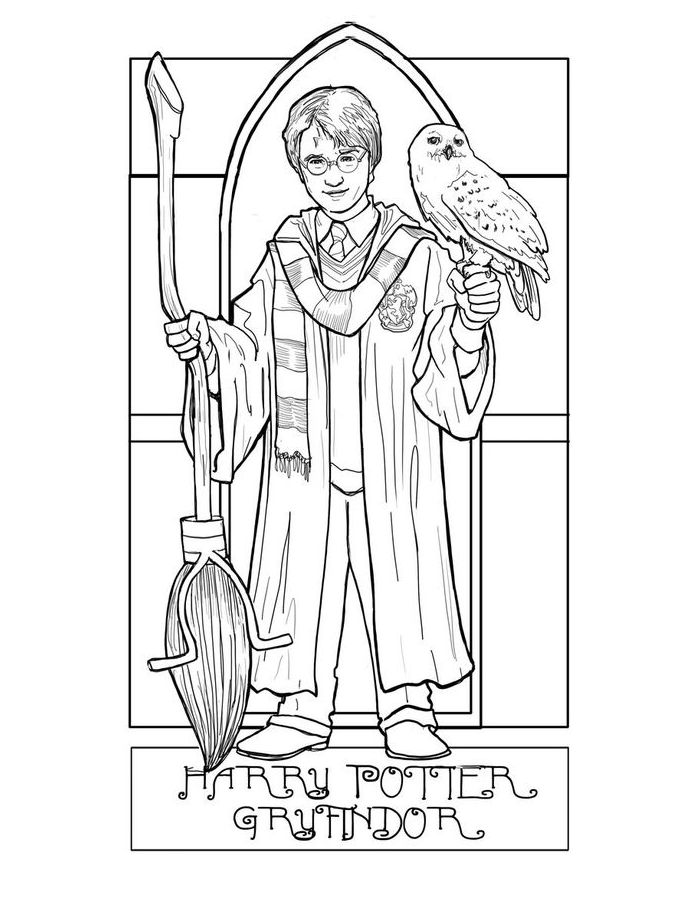 Harry Potter Coloring Pages (Free Printable PDF Sheets)