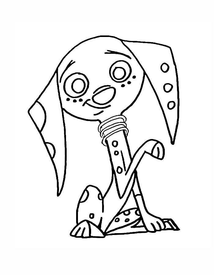 101 Dalmatian Street Coloring Page