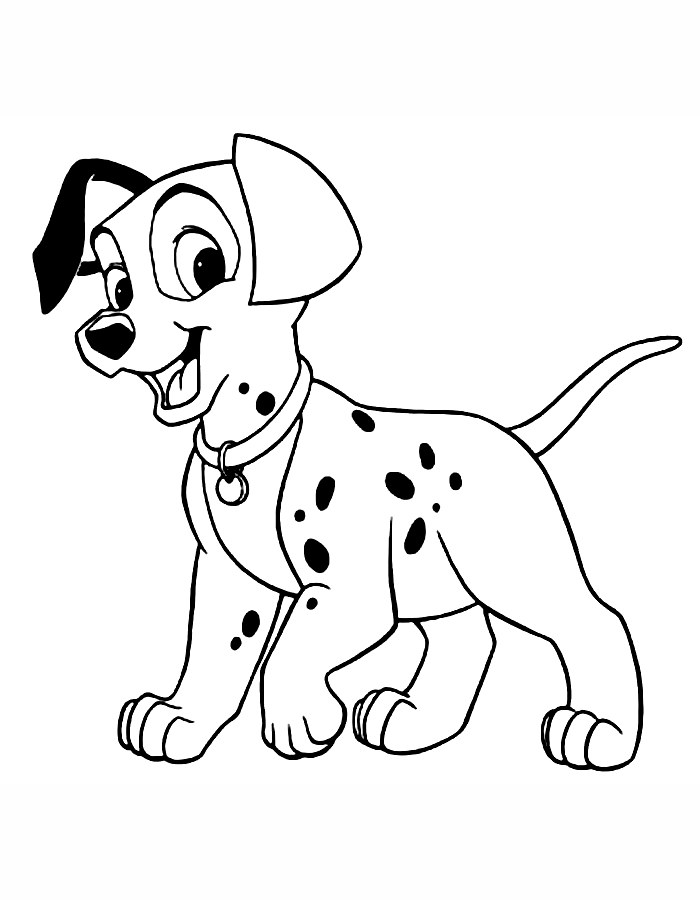 101 Dalmatians  coloring page