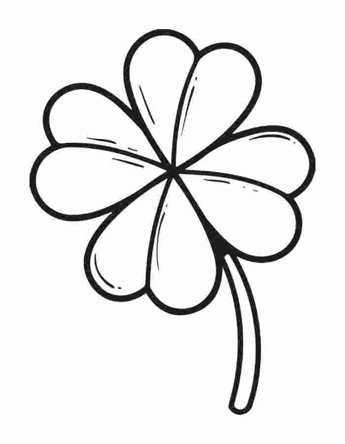 Four Leaf Clover  coloring page