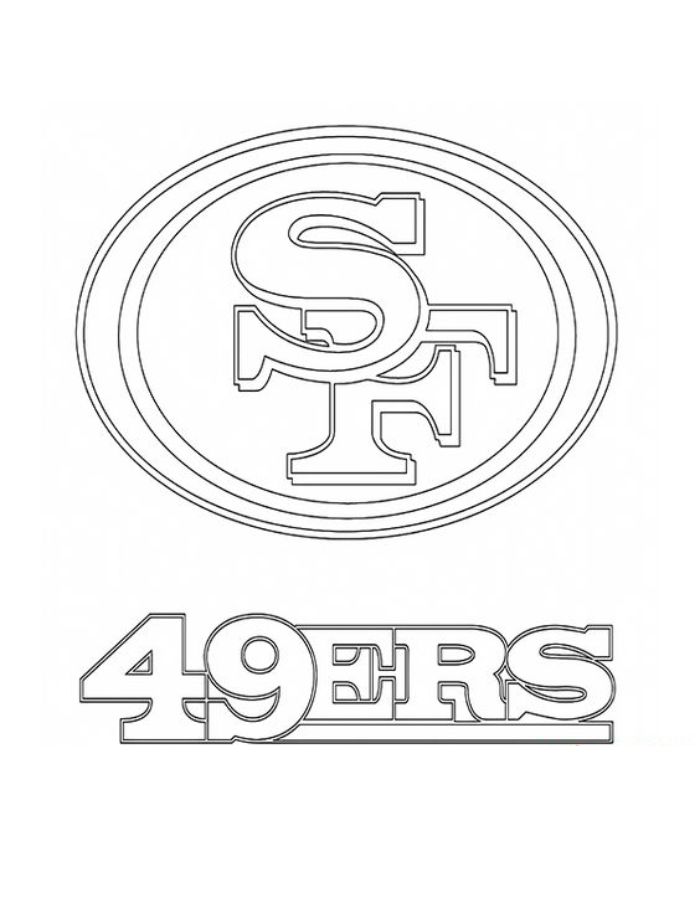 49er Coloring Page