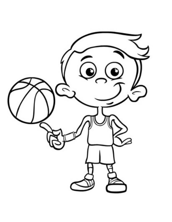 A Boy Playing With A Ball