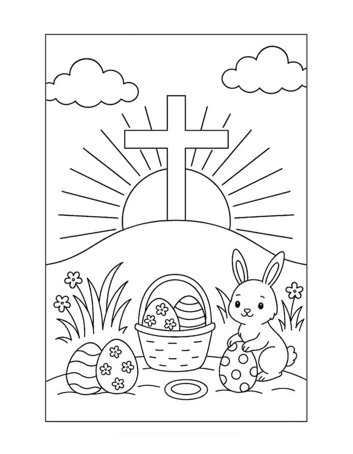 A Peaceful Passover-themed Coloring Page