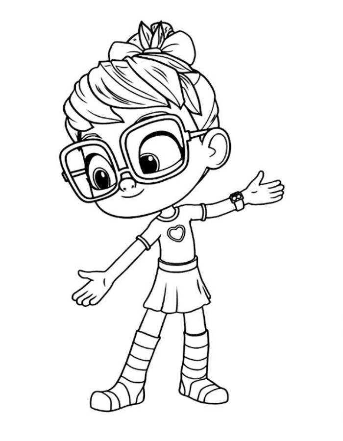 Abby Hatcher Coloring Page