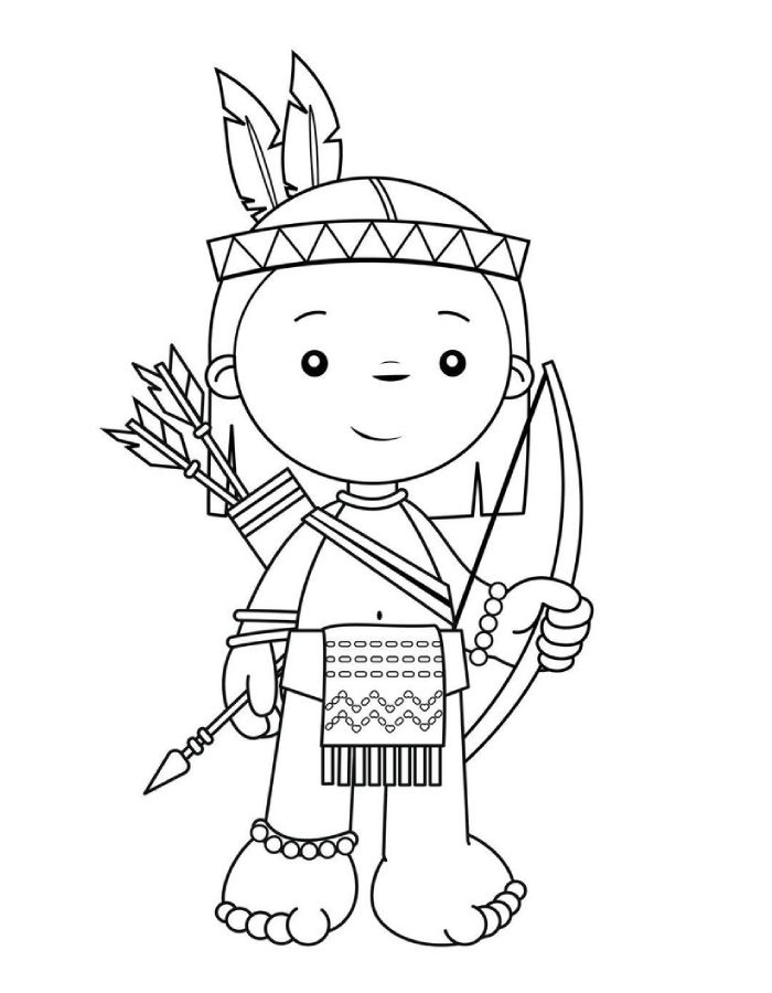 Aboriginal Coloring Page