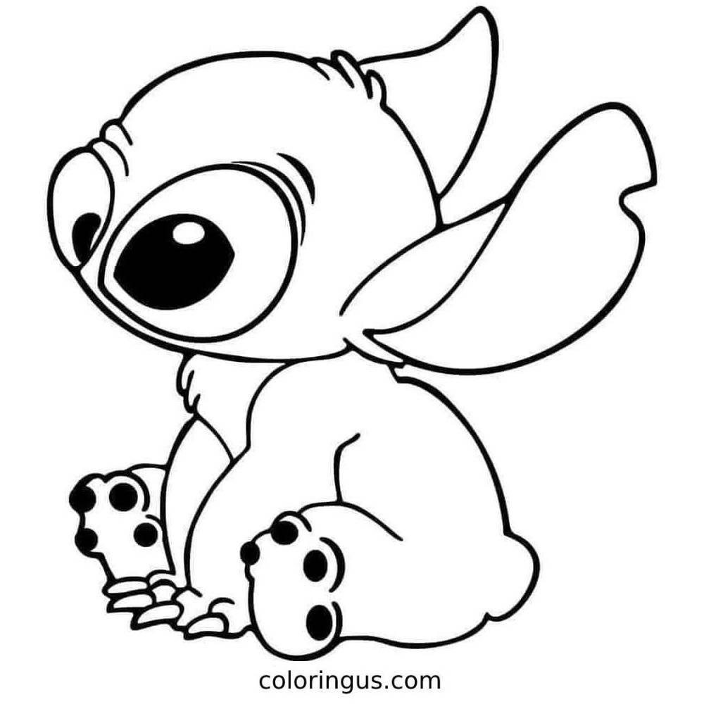 Stitch Coloring Pages Free Printable Sheets