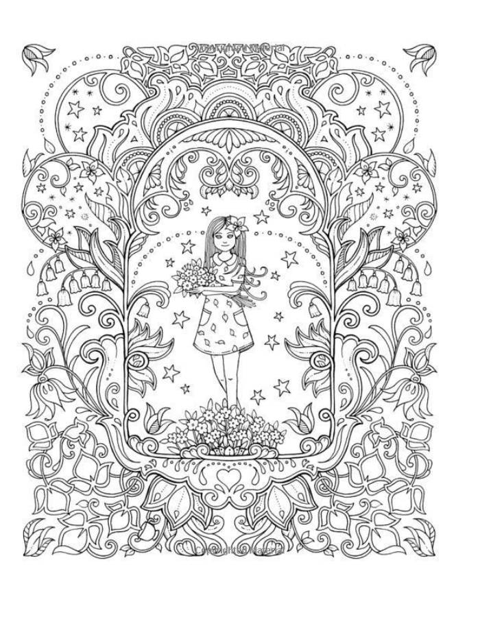 Adult Trippy Coloring Page