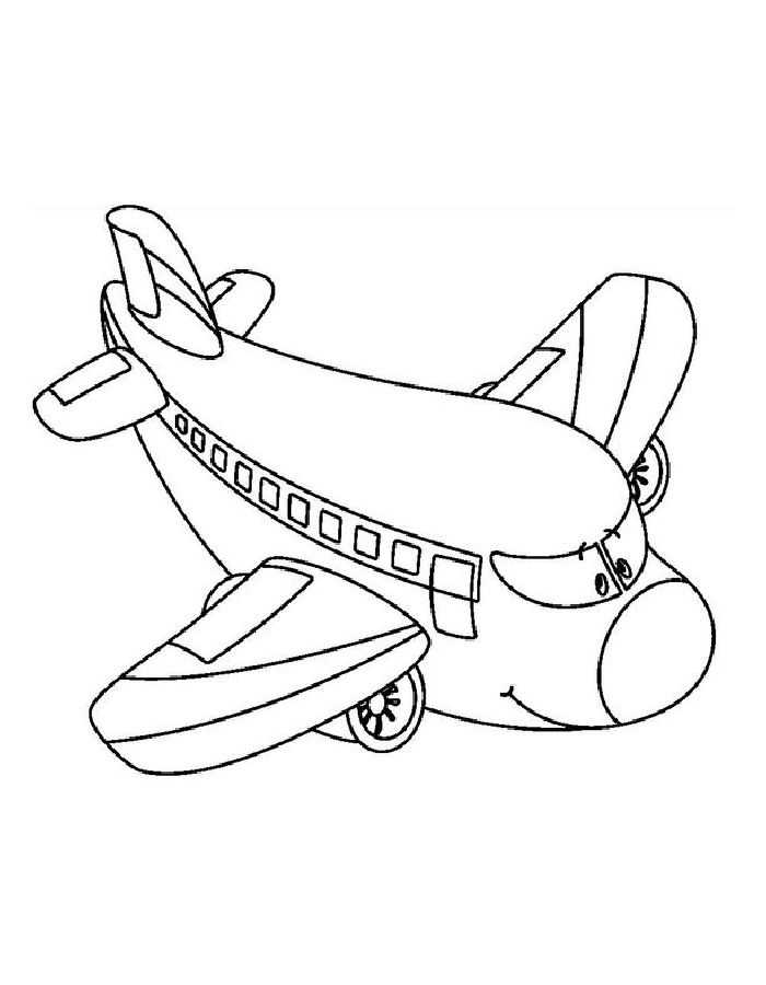 Aeroplane Coloring Page