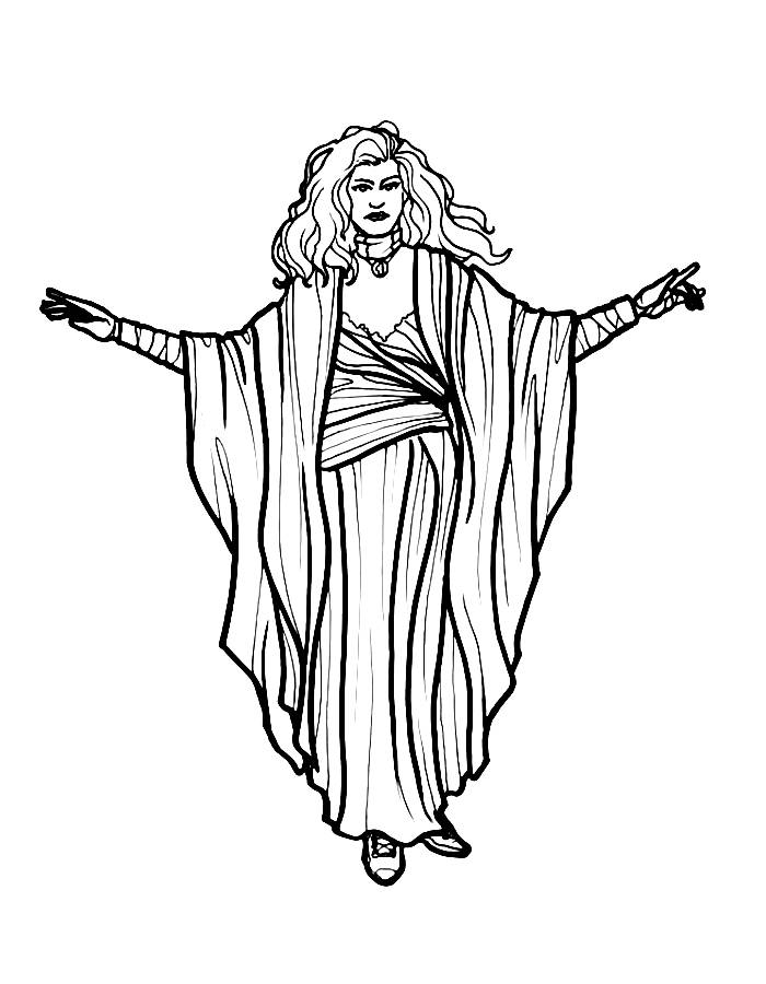 Agatha Harkness Coloring Page