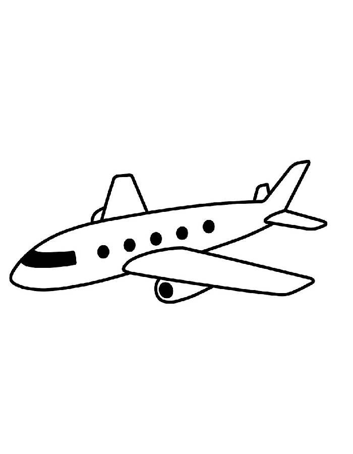 Airplane Printable Drawing