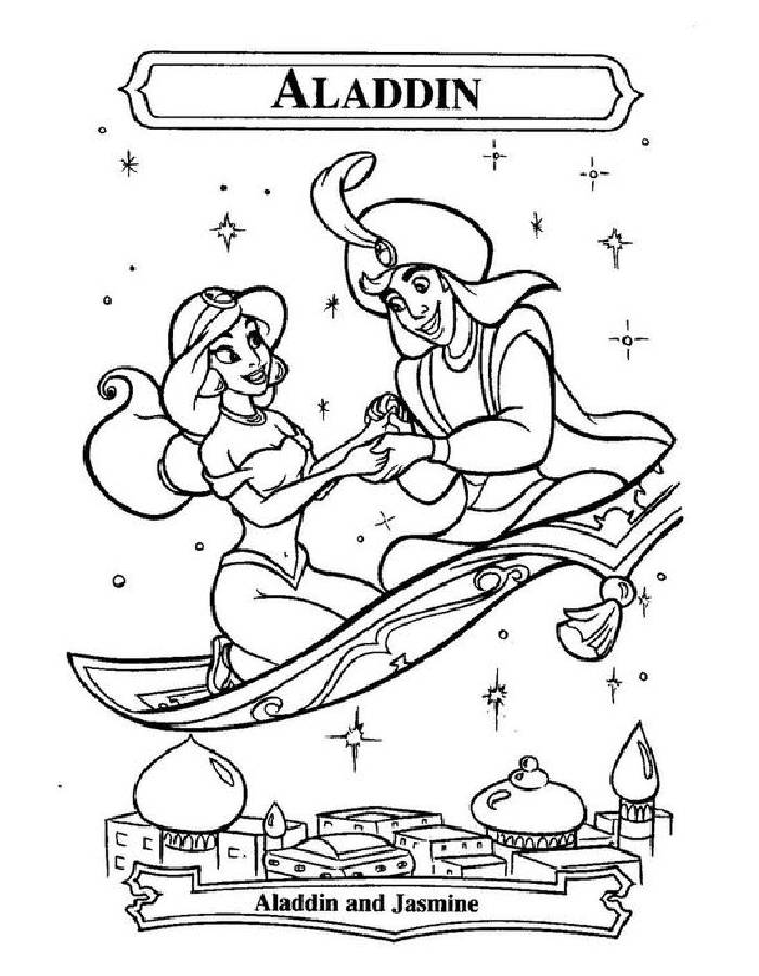 aladdin coloring pages coloring pages