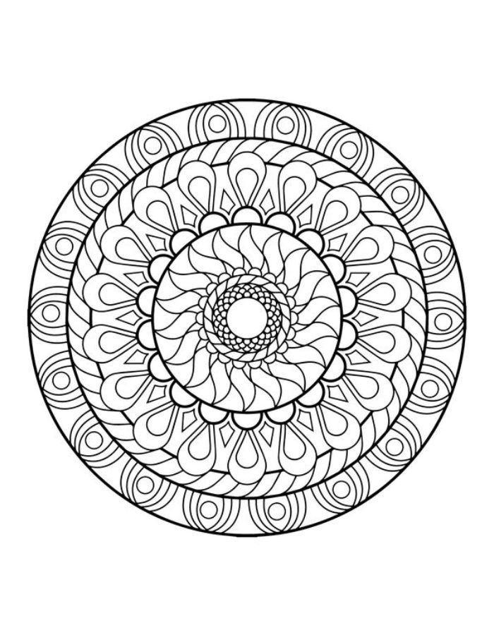 Alleviate Stress Coloring Page