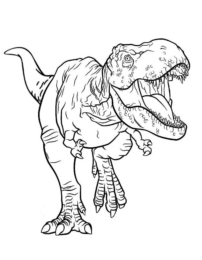 Allosaurus Pictures To Color Coloring Page