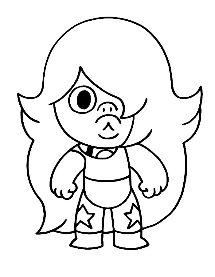 Amethyst Steven Universe Coloring Page