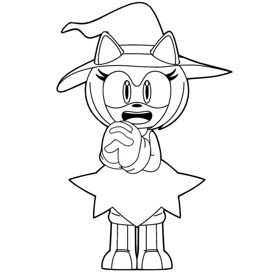 amy rose coloring pages coloring pages