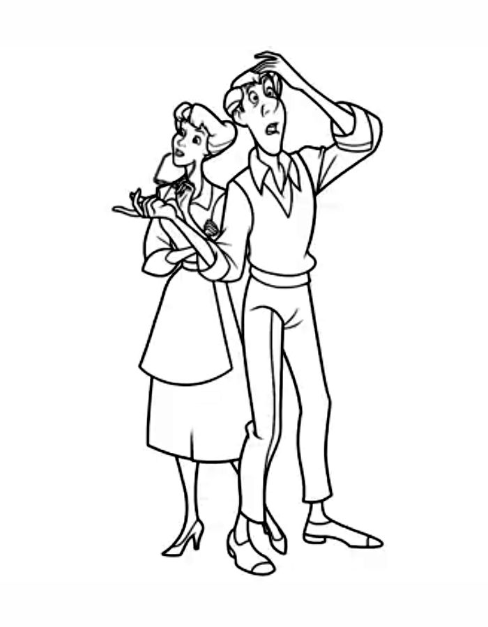 Anita And Roger Radcliffe Coloring Page