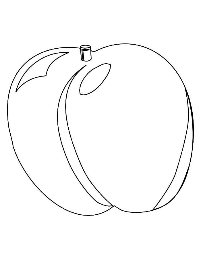 Apricot  coloring page