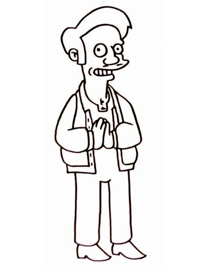 Apu Nahasapeemapetilon Coloring Page