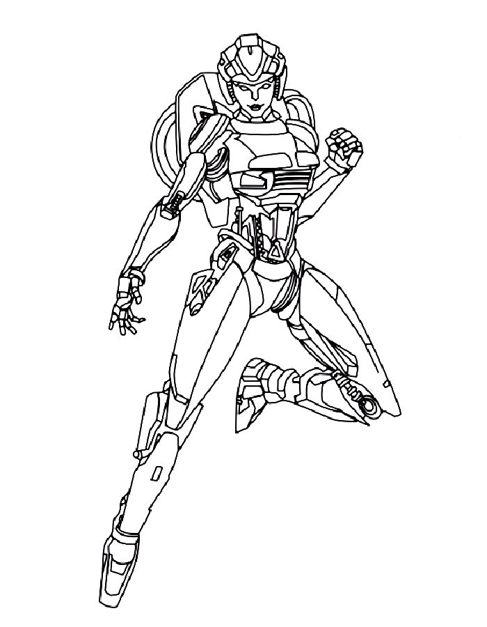 Arcee Transformers Coloring Page