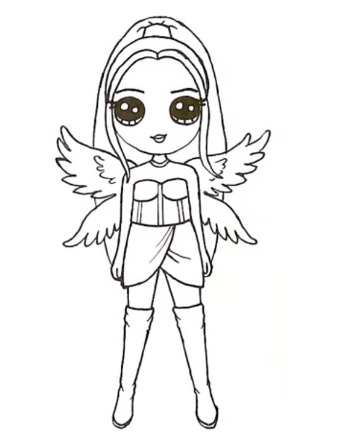 Ariana Grande Coloring Page