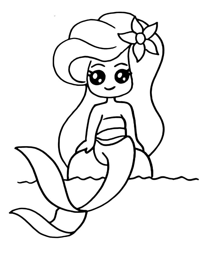 Ariel Color Sheet Coloring Page