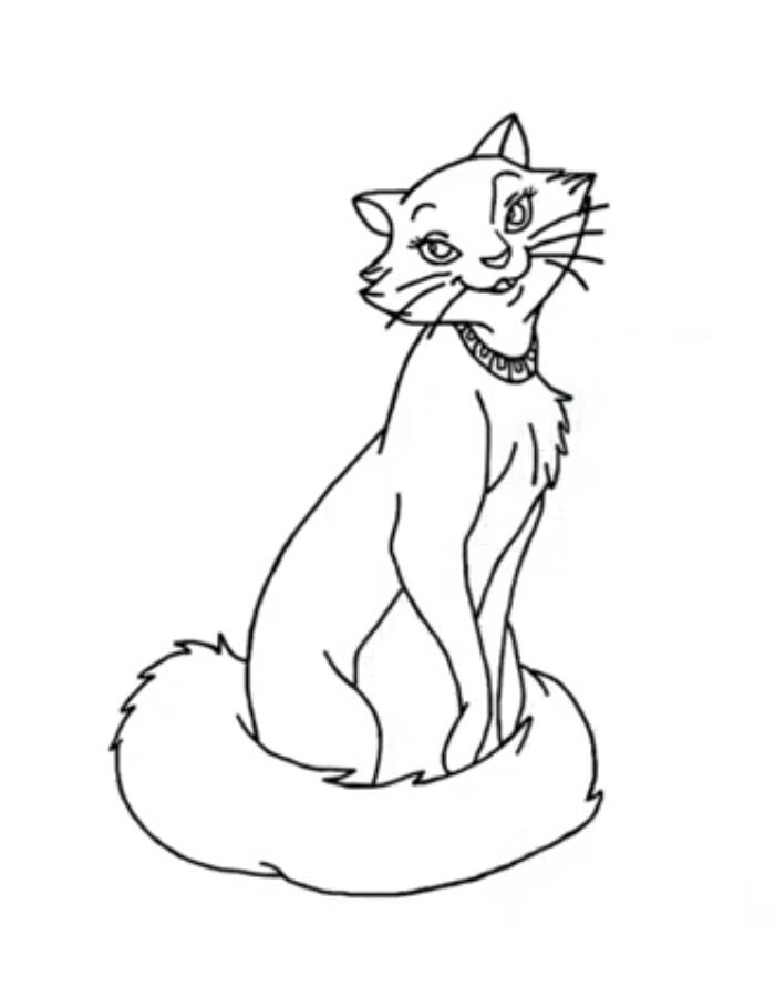 Aristocats Coloring Page