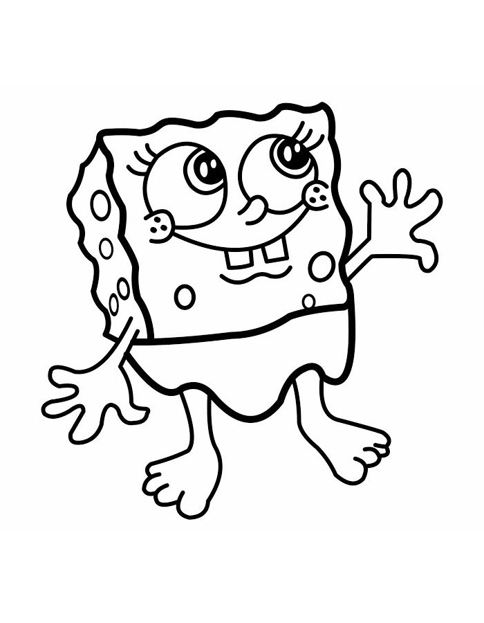 Spongebob Coloring Pages Free Printable PDF 