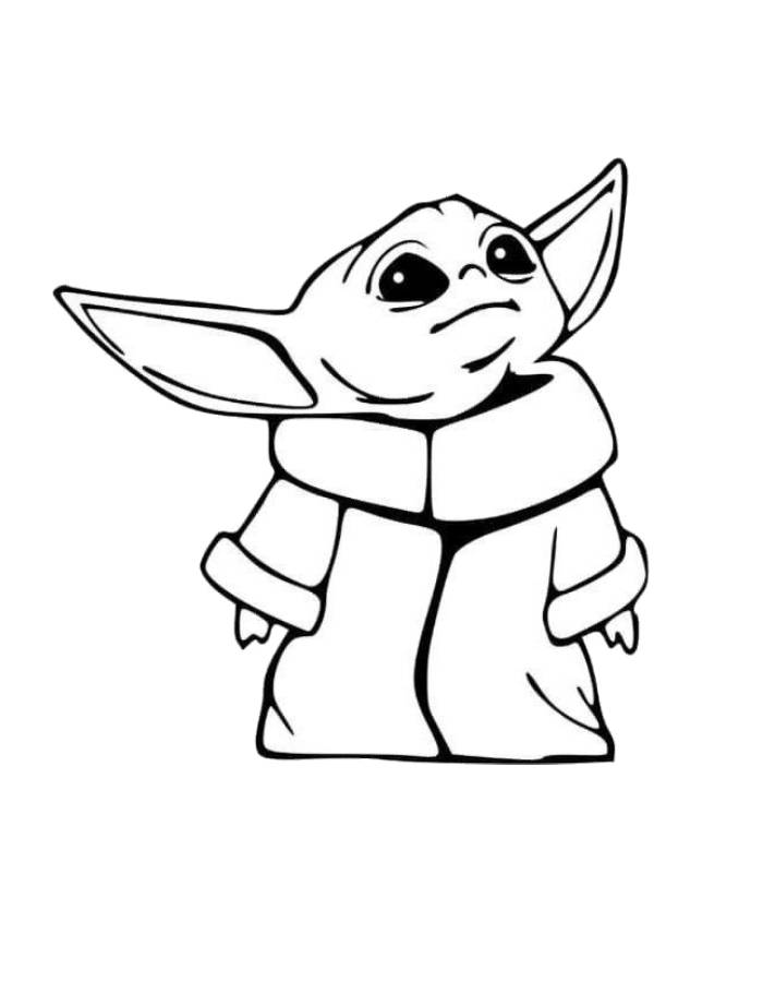 Baby Yoda Outline Pdf