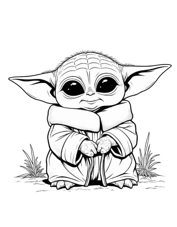 Baby Yoda Printable Picture