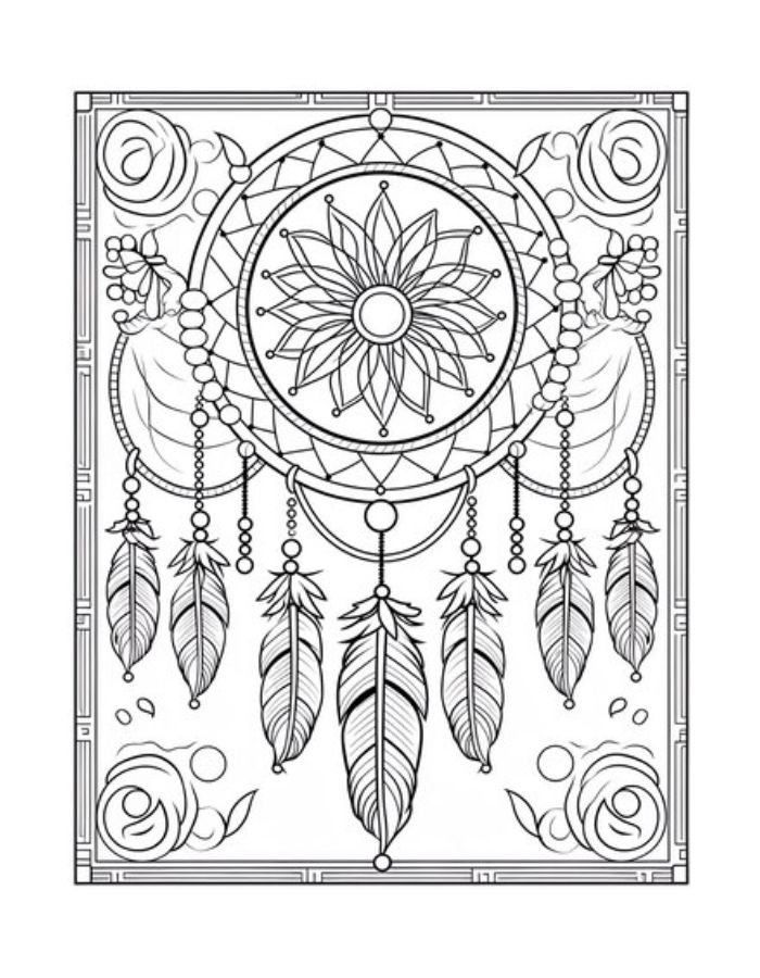 Baho Drawing Coloring Page