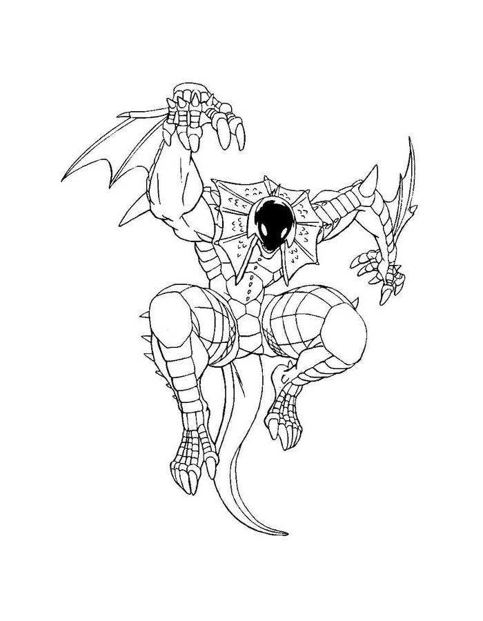 Bakugan Preyas Coloring Page