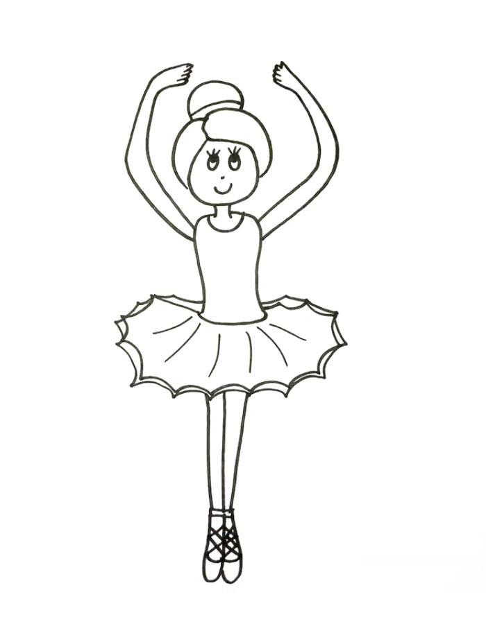 Ballerina Coloring Pages (Free Printable PDF Sheets)