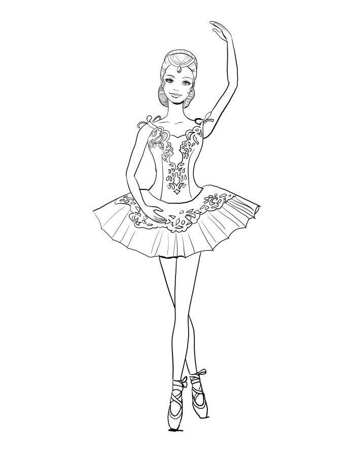 Ballet Color Sheets Coloring Page