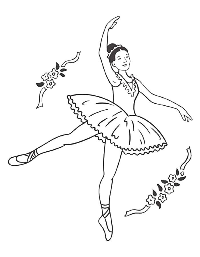 Ballet Dance Coloring Page