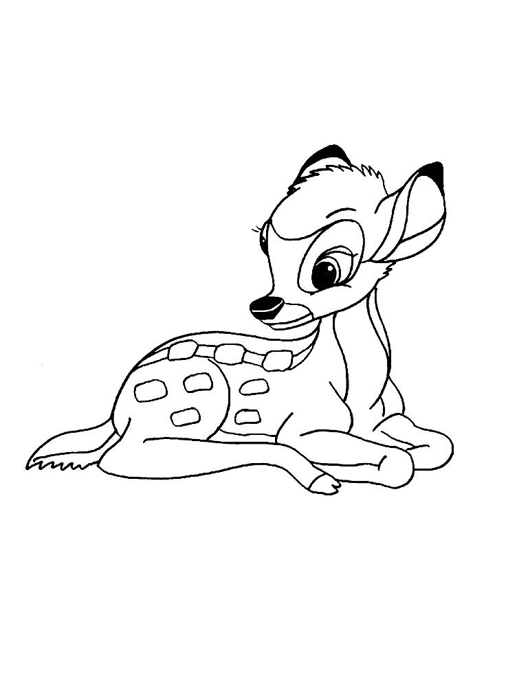 Bambi Coloring Pages