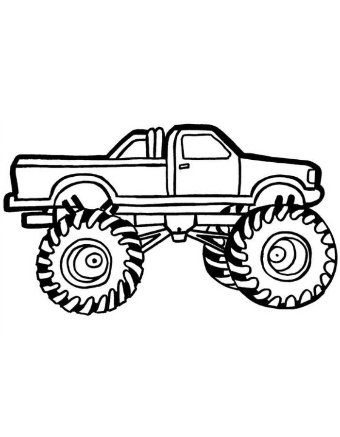 Monster Truck Coloring Pages (Free Printable PDF)