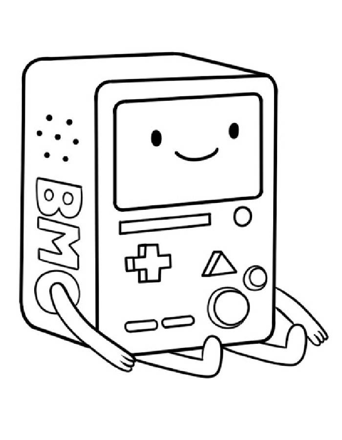 Beemo Coloring Page