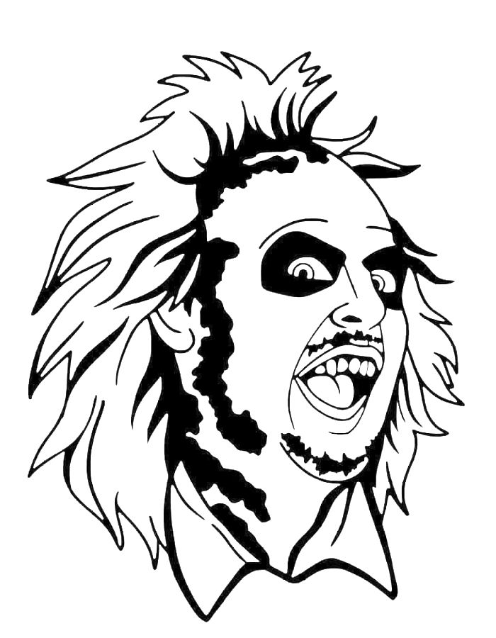 Beetlejuice Head