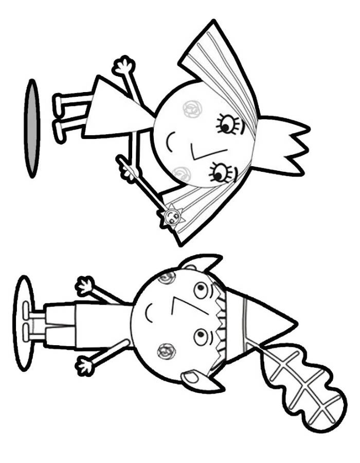 Ben And Holly Coloring Page