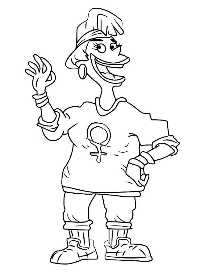 Betty Deville From Rugrats Coloring Page