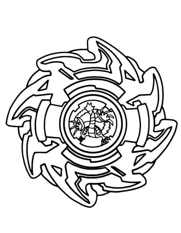 Beyblade Coloring Page