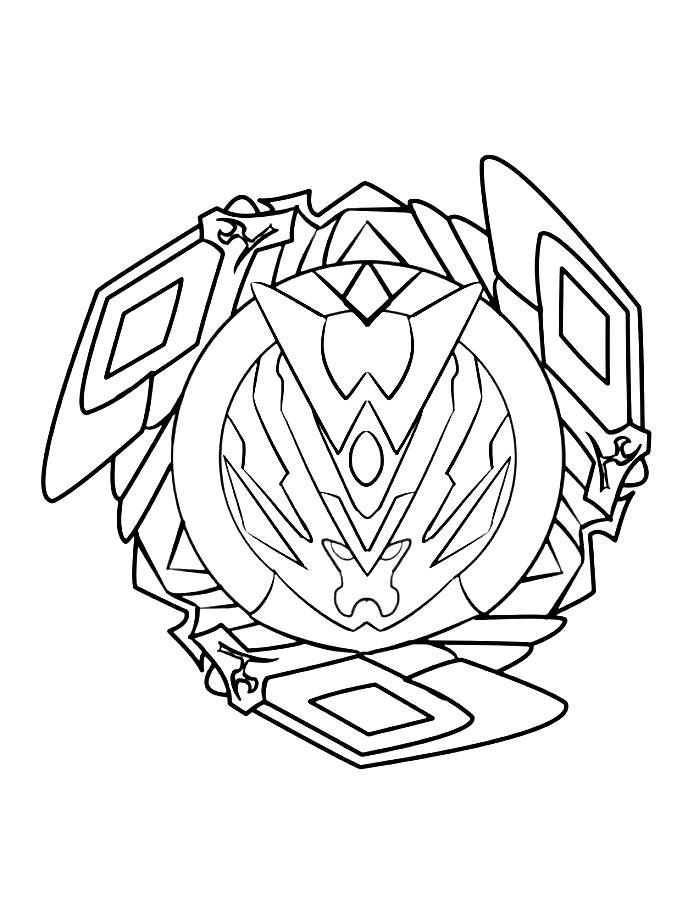 Beyblade Pictures To Print Coloring Page