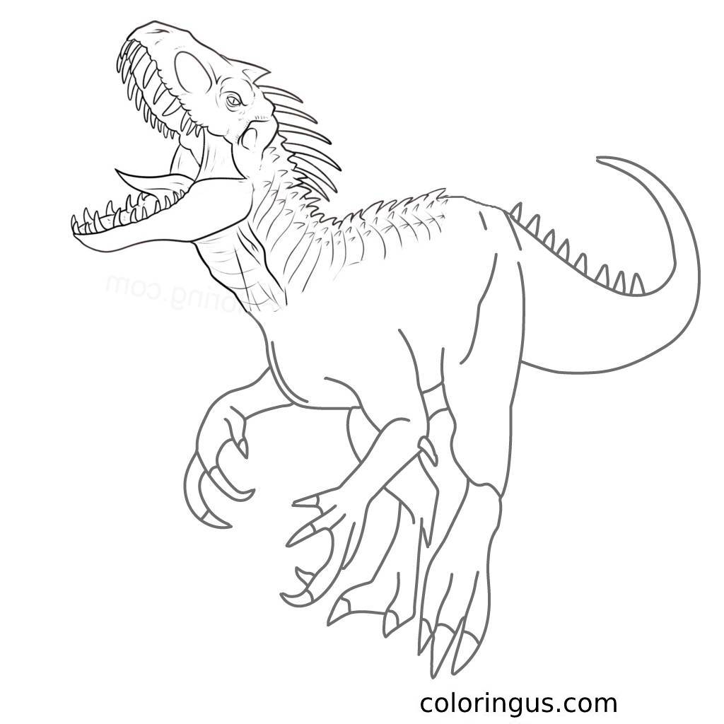 Indoraptor Coloring Pages : Free Printable PDF Sheets