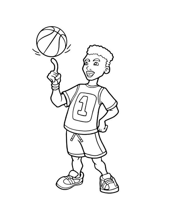 Black People Coloring Page