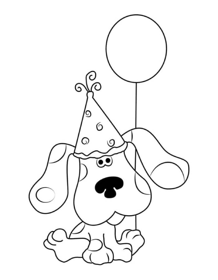 Blue Clues Free Pdf Blue Clues Free Pdf Coloring Page