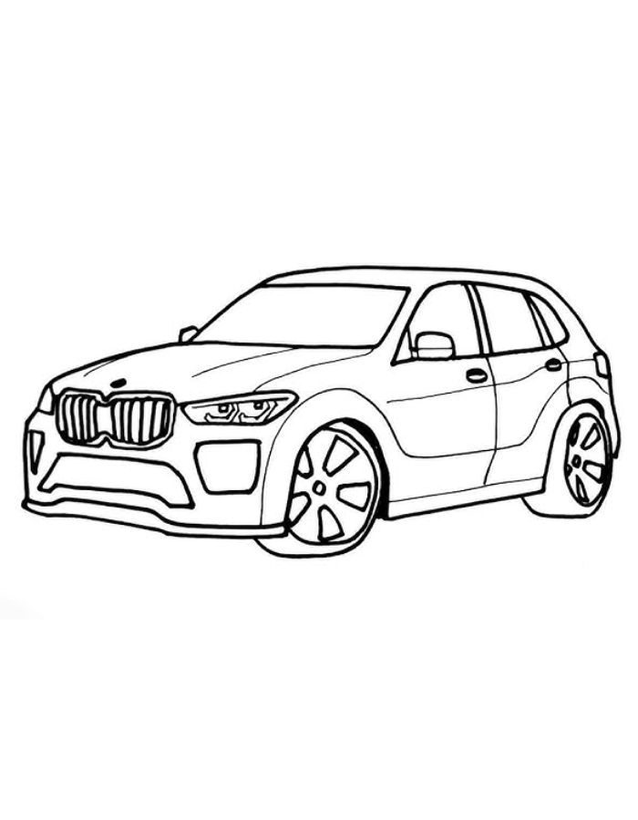 Bmw Car Coloring Page