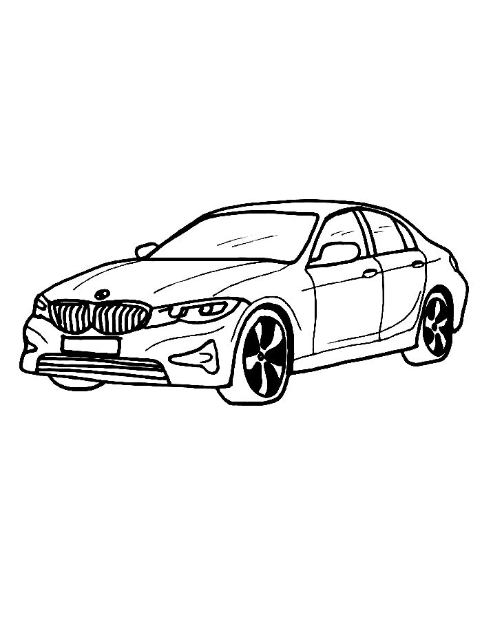 Bmw Drawing Coloring Page