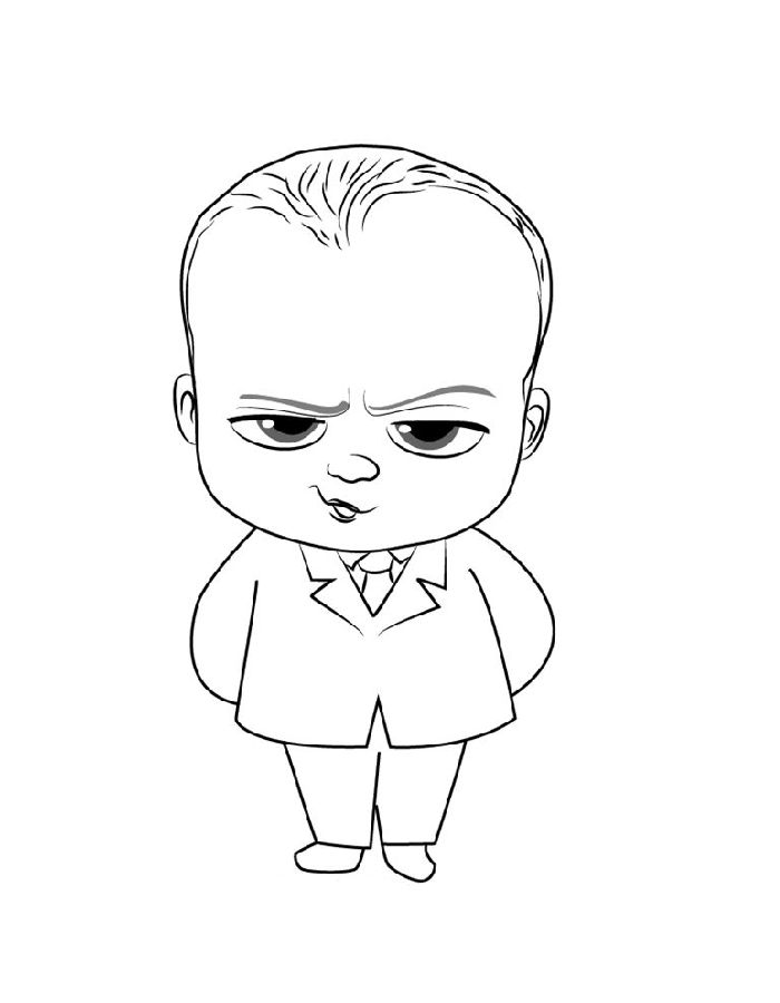 Boss Baby Coloring Pages