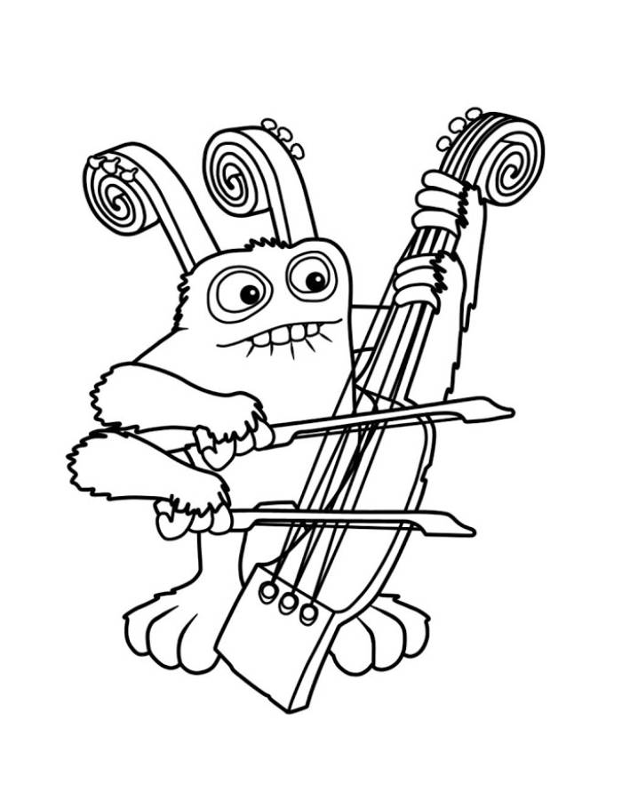 Bowgard Singing Monster Coloring Page