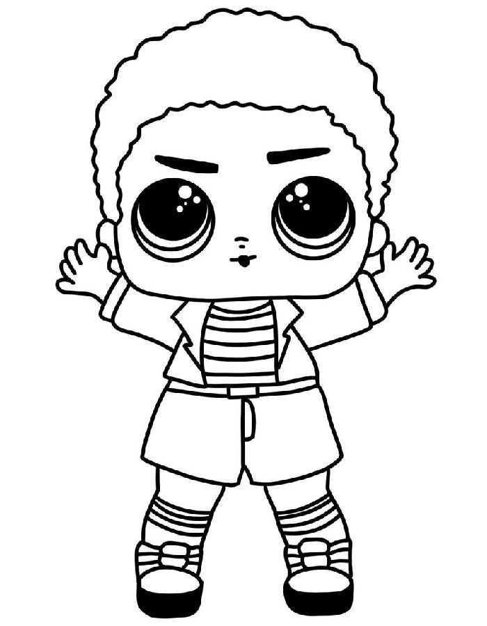 Boy LOL Coloring Page